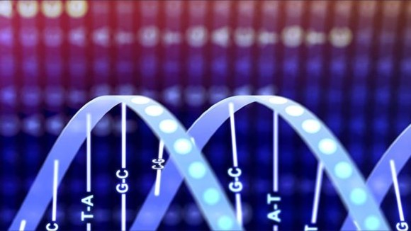 Abstract illustration of a DNA