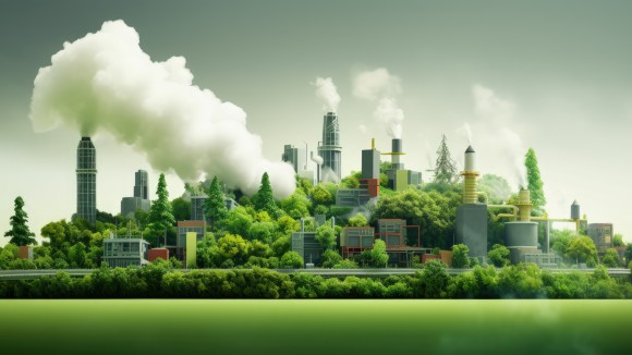 Industrial manufacturer transitioning to negative carbon footprint.