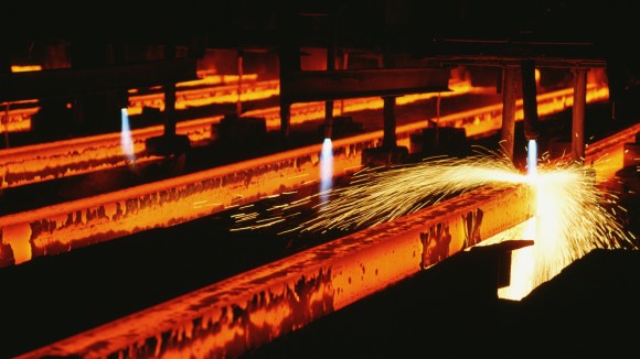 red hot pipe welding