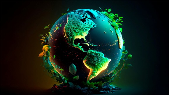  green world sphere
