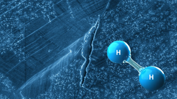 Quantitative data on hydrogen distribution in an iron alloy can help researchers develop a more accurate picture of hydrogen movement within materials and better understand hydrogen embrittlement mechanisms.