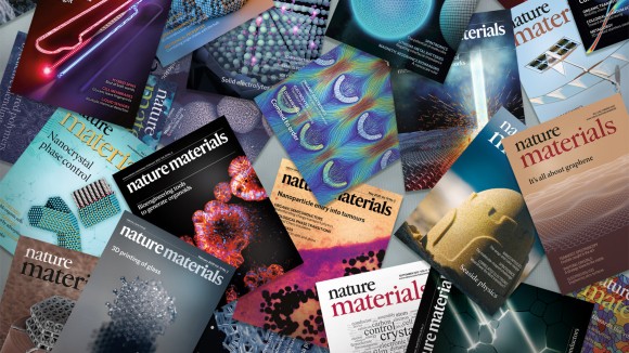 A collection of covers of Nature Materials over the last 20 years.