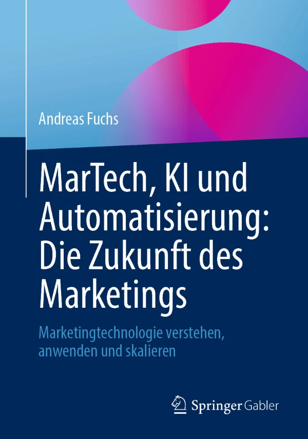 MarTech, KI und Automatisierung — Buchcover
