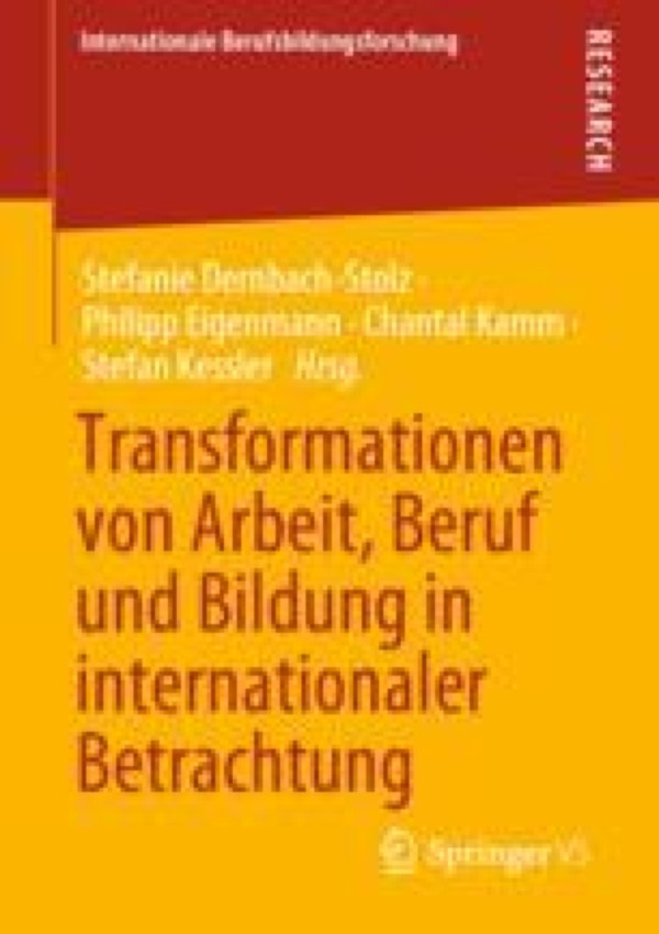 Chapter cover | Die Rolle der Gewerkschaften in der Berufsbildung: Ein  Vergleich Deutschlands und der Schweiz | SpringerLink