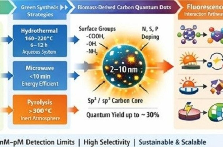 Biomass based carbon quantum dots in sensor applications: a review (2021–2025)
