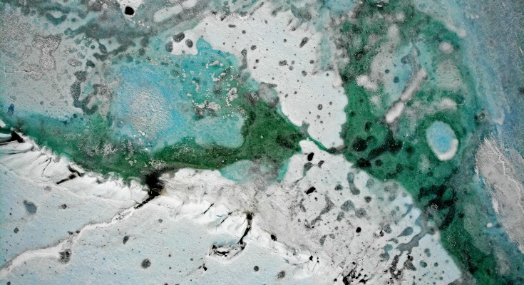 Blue Ice in Antarctica