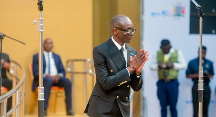 Mohammed Janabi at the 75th session of the WHO Regional Committee for Africa in Lusaka, Zambia, in August 2025. &acirc;&macr;