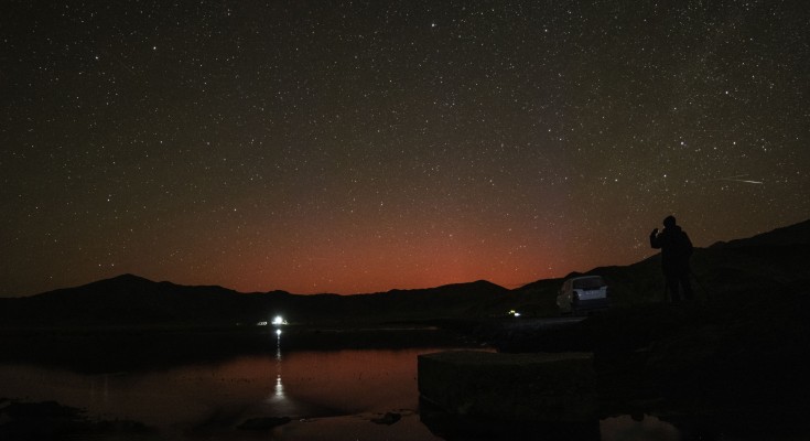 Sky gazers capture rare red aurora from Himalayan observatory