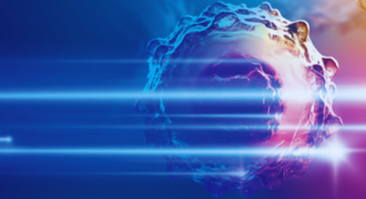 Computer-generated image of an immune cell