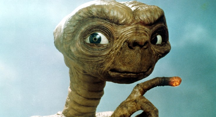 The alien from the 1982 film E.T. the Extra-Terrestrial