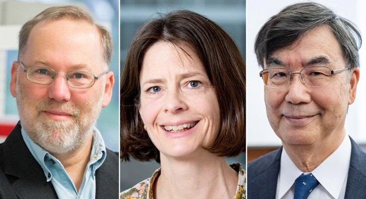 Photos of Fred Ramsdell, Mary Brunkow and Shimon Sakaguchi