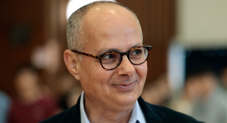 Omar Yaghi smiles during a 2025 Nobel Prize celebration event