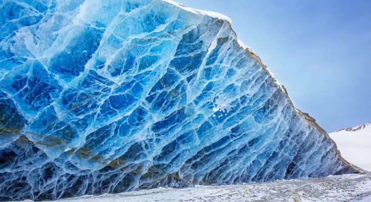 A glacier in Norway