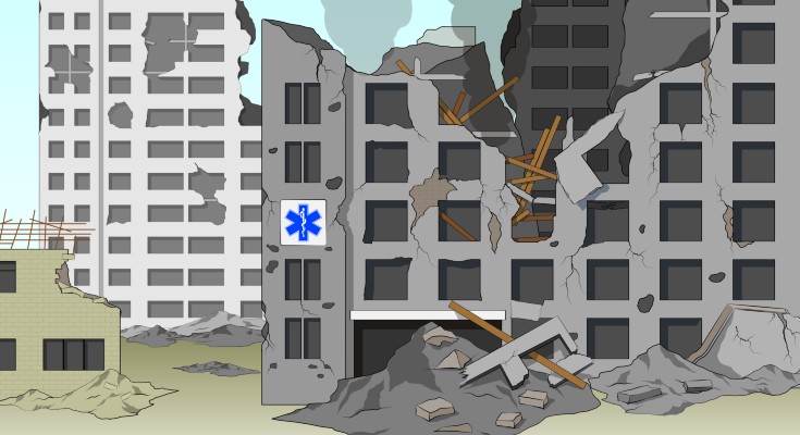 Conflict zones hospital