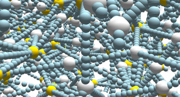 Phantom chain simulations for fracture of polymer networks created from star polymer mixtures of different functionalities