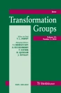 Home | Transformation Groups | Springer Nature Link