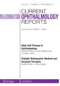 recent research topics in ophthalmology