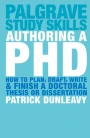 phd thesis writing plan