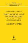 pierre simon laplace a philosophical essay on probabilities