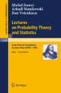 Lectures on Probability Theory and Statistics: Ecole d'Ete