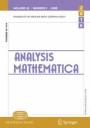 Volume 42, Issue 2 | Analysis Mathematica Volume 42, Issue 2 | Analysis Mathematica
