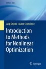 Introduction to Methods for Nonlinear Optimization | SpringerLink