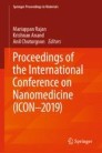 Proceedings of the International Conference on Nanomedicine (ICON-2019)
