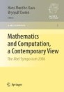 Mathematics and Computation, a Contemporary View