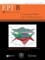 Front cover of The European Physical Journal B