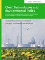 Front cover of Clean Technologies and Environmental Policy