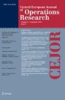 Front cover of Central European Journal of Operations Research