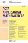Front cover of Acta Applicandae Mathematicae