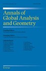 Front cover of Annals of Global Analysis and Geometry
