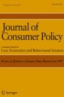 Front cover of Journal of Consumer Policy