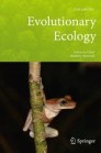 Front cover of Evolutionary Ecology