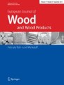 Front cover of European Journal of Wood and Wood Products