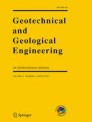 Front cover of Geotechnical and Geological Engineering