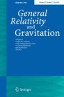 Front cover of General Relativity and Gravitation
