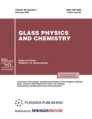Front cover of Glass Physics and Chemistry