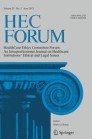 Front cover of HEC Forum