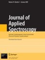 Front cover of Journal of Applied Spectroscopy