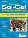 Front cover of Journal of Sol-Gel Science and Technology