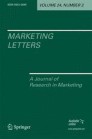 Front cover of Marketing Letters