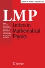 Front cover of Letters in Mathematical Physics