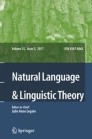 Front cover of Natural Language & Linguistic Theory