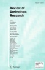 Front cover of Review of Derivatives Research
