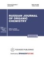 Front cover of Russian Journal of Organic Chemistry
