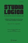 Front cover of Studia Logica