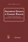 Front cover of International Advances in Economic Research