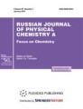 Front cover of Russian Journal of Physical Chemistry A
